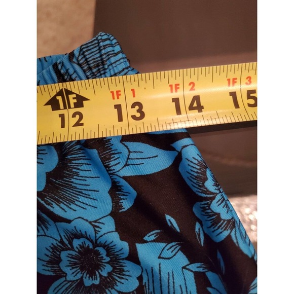 Sunny Leigh Palazzo Multicolor Polyester Mid Rise Stretch Comfort Waist Pant M - Picture 9 of 11